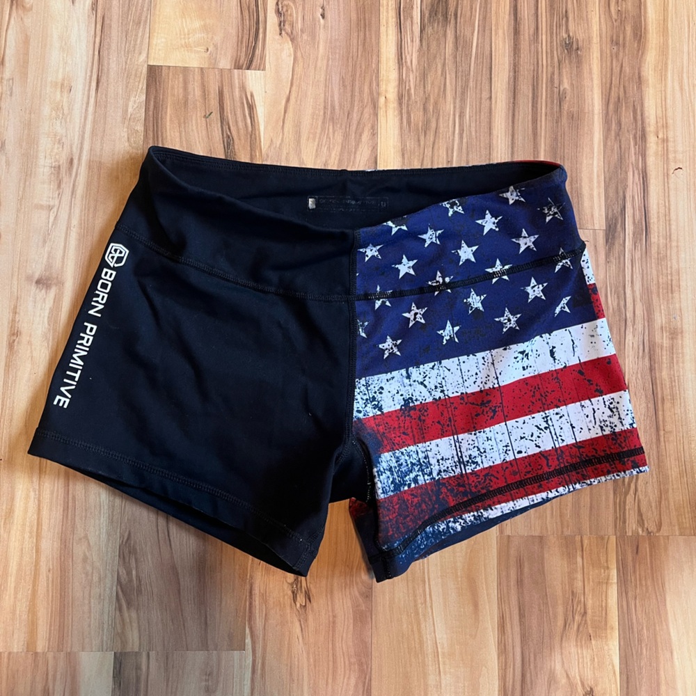 Born Primitive Stars and Stripes Shorts